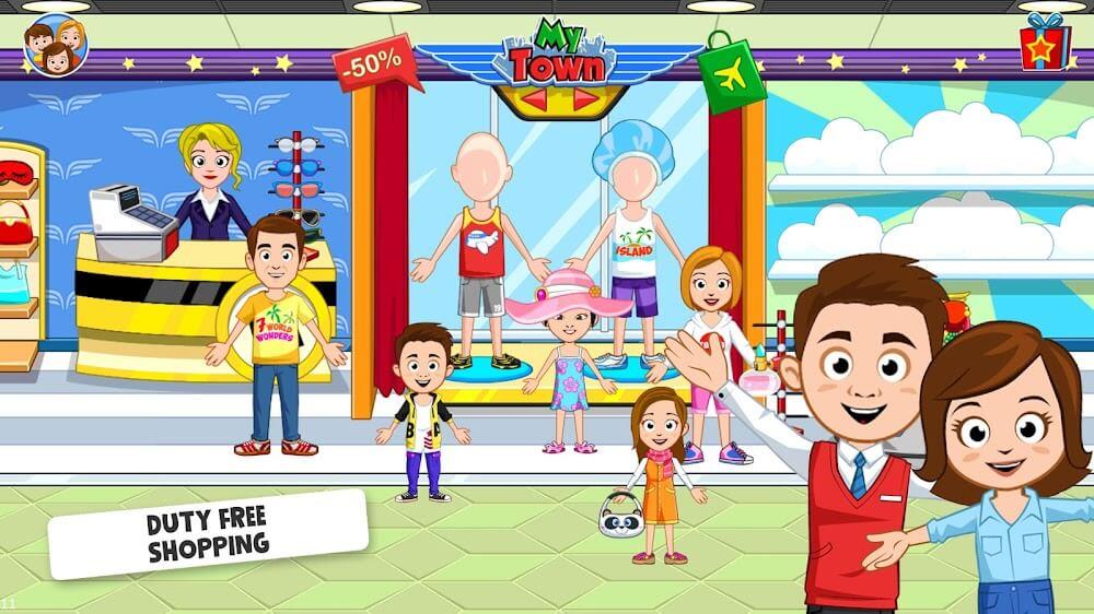 My Town Airport games for kids Screenshot 3