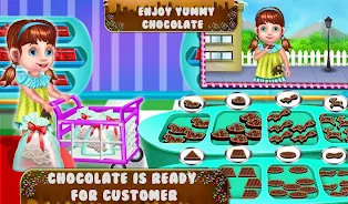 Chocolate Shop Cooking Game Captura de pantalla 3