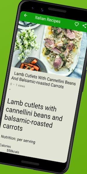 Italian Recipes Captura de pantalla 0