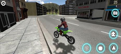 Wheelie King 6 : Moto Rider 3D স্ক্রিনশট 1