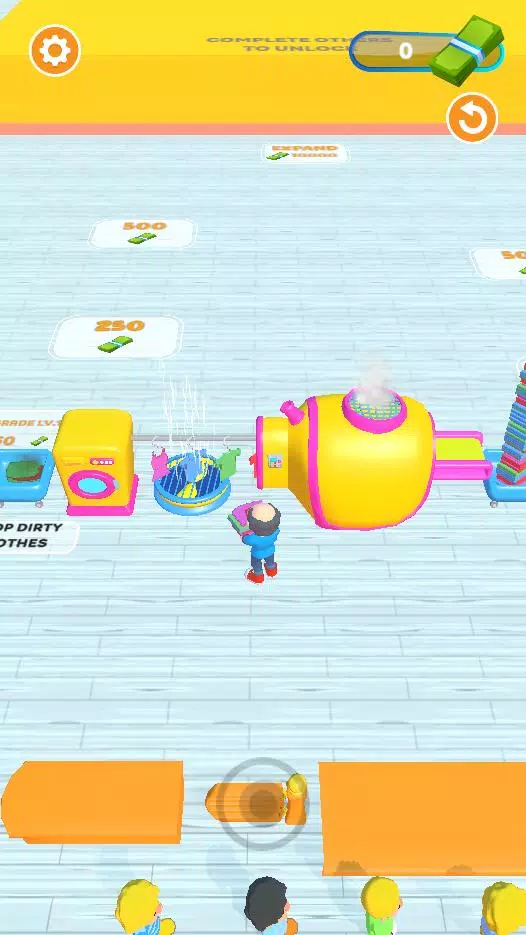 Laundry Rush - Idle Game Screenshot 1