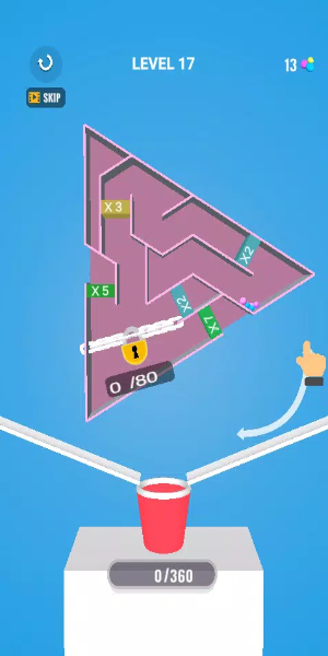 Schermata Multi Maze 3D : Spin & Collect 1