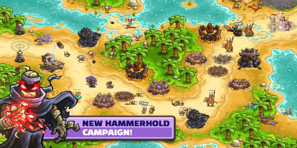Kingdom Rush Vengeance TD Game Captura de tela 1