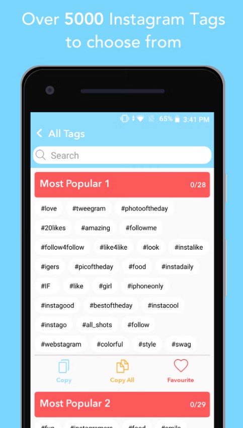 Hashtags - for likes for Insta Screenshot 2