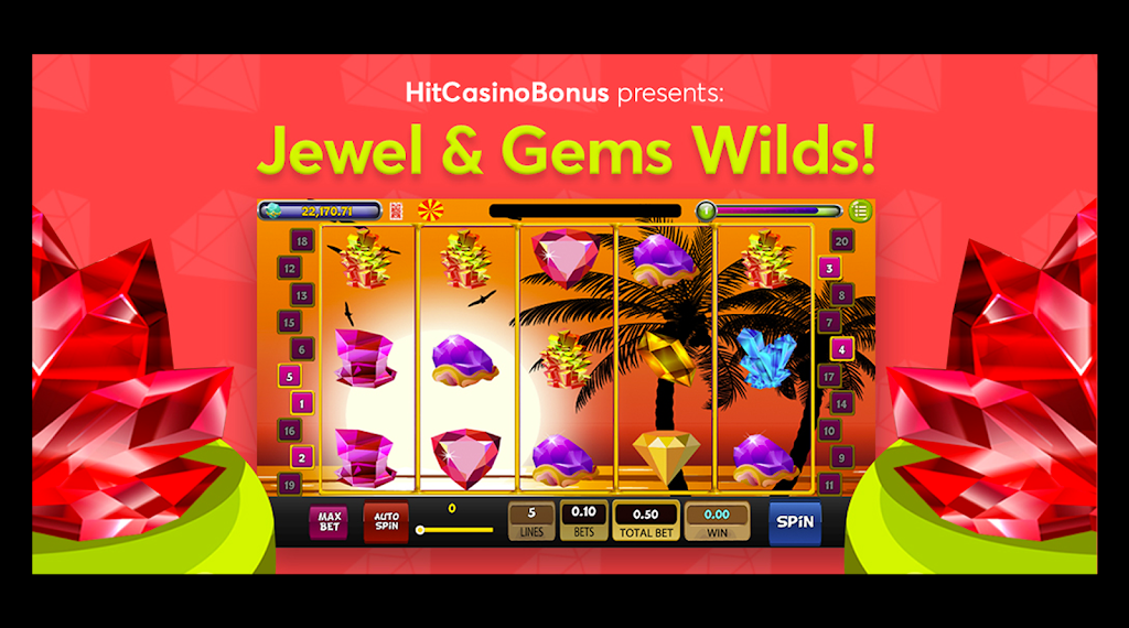 Jewel & Gems Wilds Slot! スクリーンショット 0