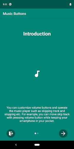 Skip track: volume button skip Screenshot 2