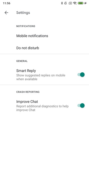 Google Chat Capture d'écran 2