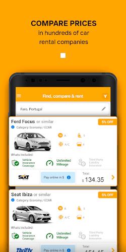 Rentcars: Car rental 스크린샷 2