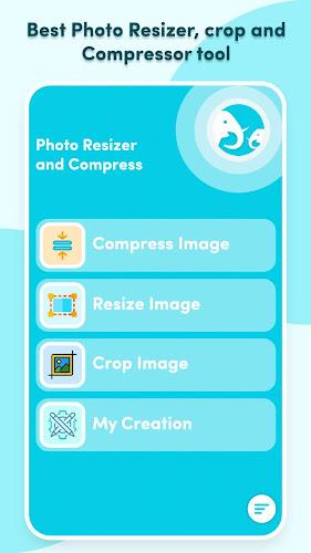 pCrop: Photo Resizer and Compr 螢幕截圖 1