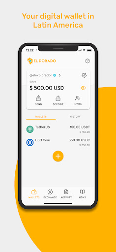 El Dorado Wallet & Exchange ภาพหน้าจอ 0