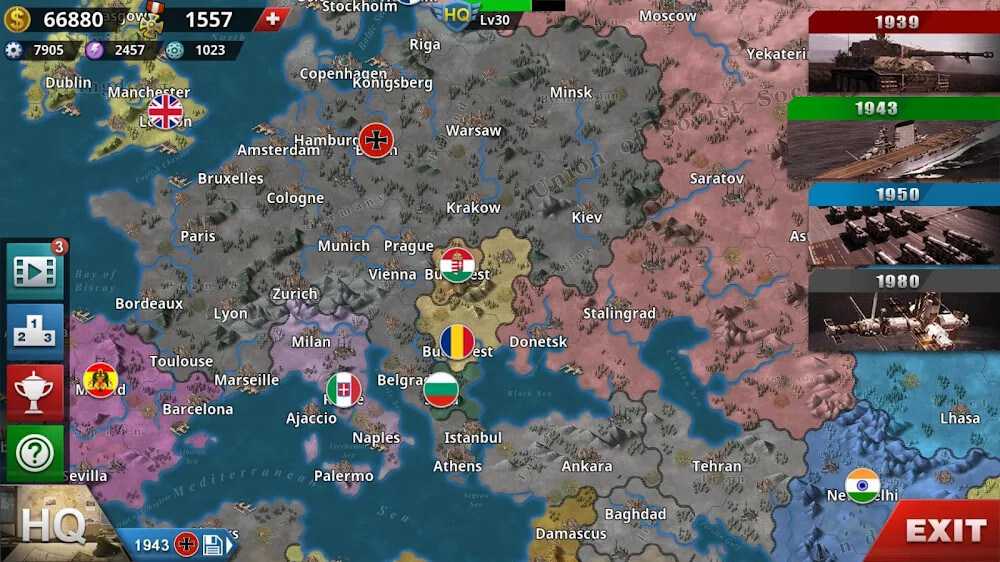 World Conqueror 4 Mod Capture d'écran 1