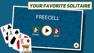 FreeCell Solitaire: Classic Capture d'écran 0