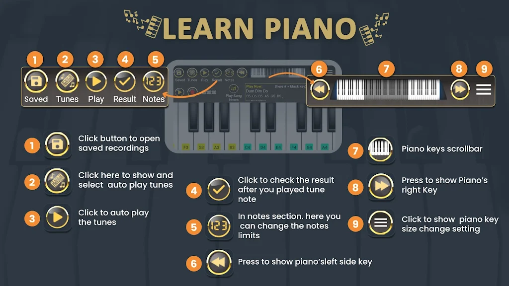 Piano Master : Learn Piano Ekran Görüntüsü 0