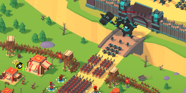 Idle Siege: War Tycoon Game Schermafbeelding 1