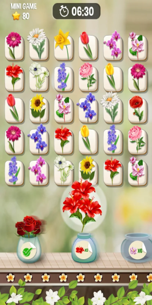 Zen Blossom: Flower Tile Match ဖန်သားပြင်ဓာတ်ပုံ 0