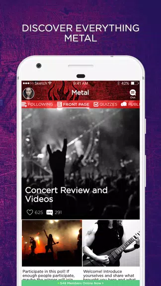 Metal Amino for Heavy Metal Music Fan 螢幕截圖 0