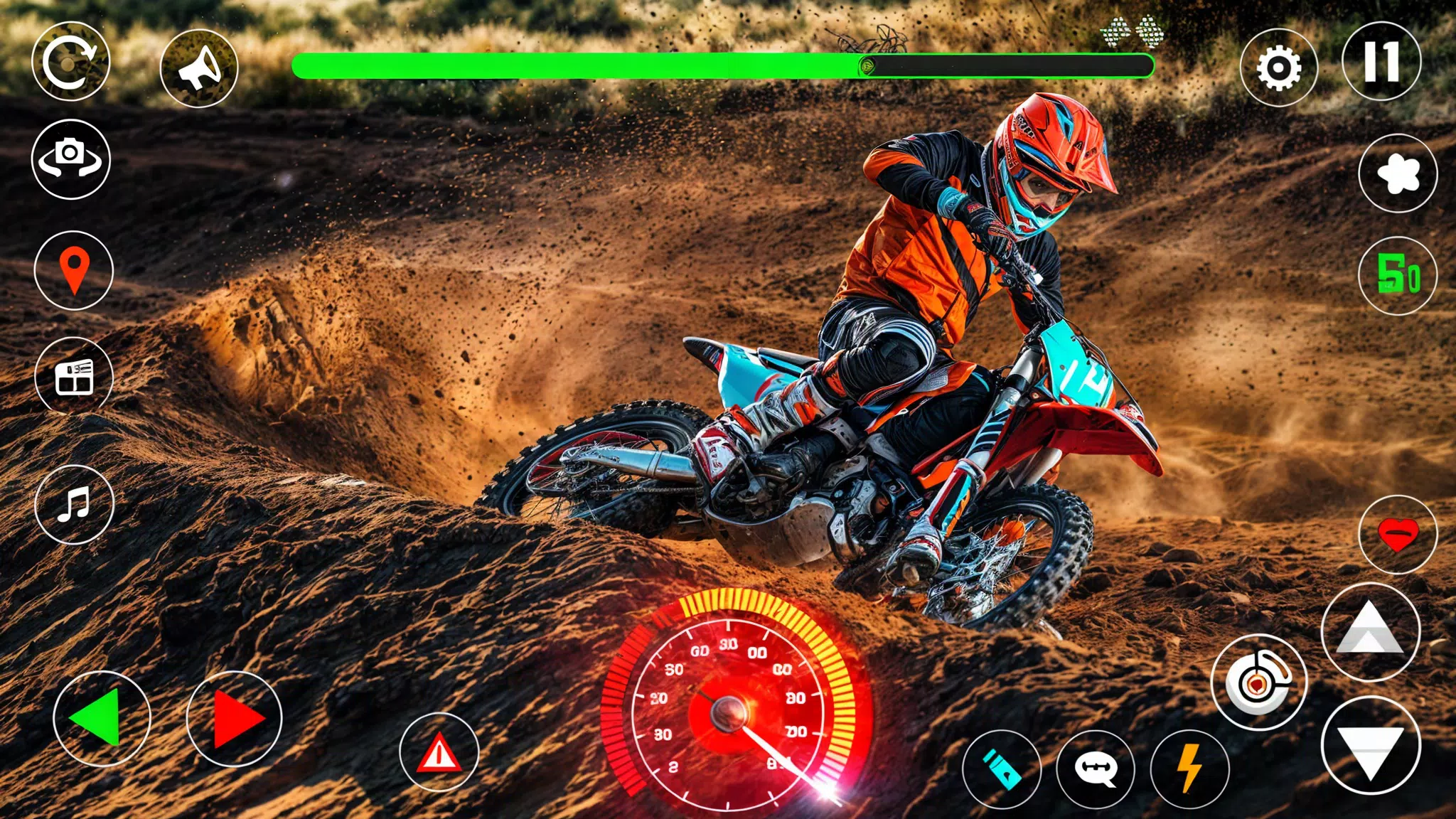 Motocross Dirt Bike Racing 3D Capture d'écran 3