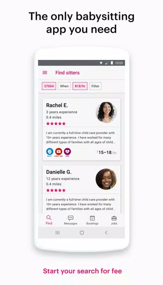 Sittercity: Find Child Care Ekran Görüntüsü 0