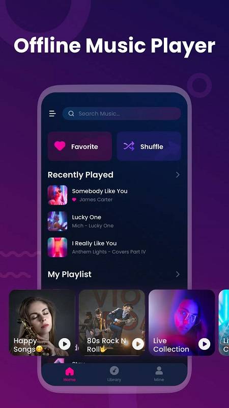 Offline Music Player: My Music Ekran Görüntüsü 3