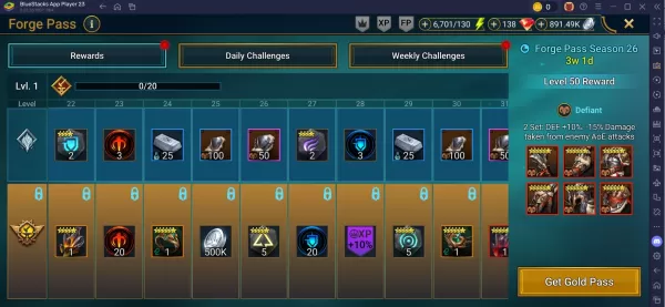 RAID Shadow Legends Season 26 Forge Pass Guide