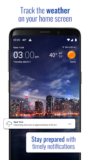 Transparent clock and weather Screenshot 2