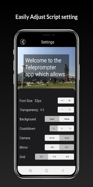 Teleprompter with Video Audio スクリーンショット 3