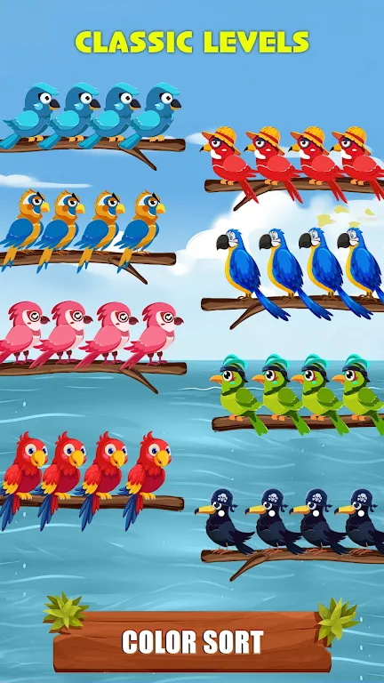 Bird Sort Color - Puzzle Games Screenshot 2