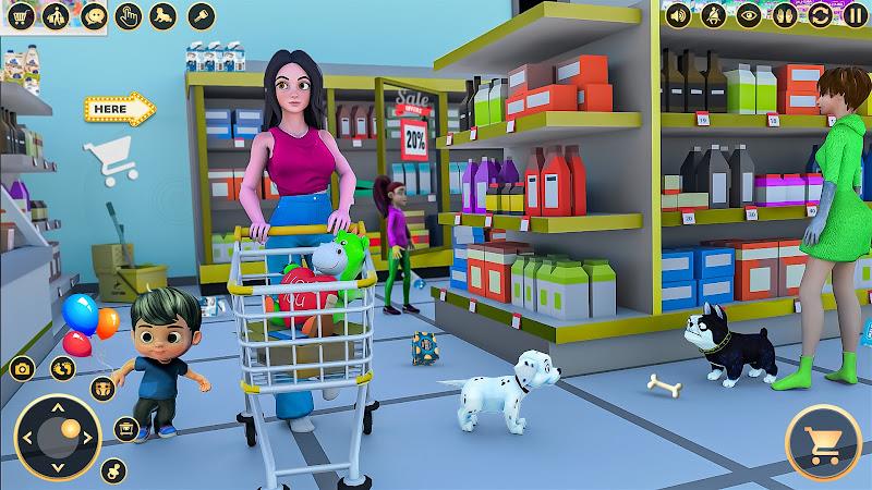 Pregnant Mom Family Game 3D Ekran Görüntüsü 2