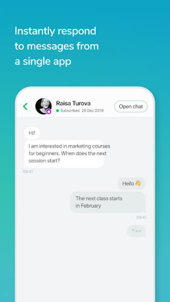 SendPulse Chatbots ภาพหน้าจอ 3