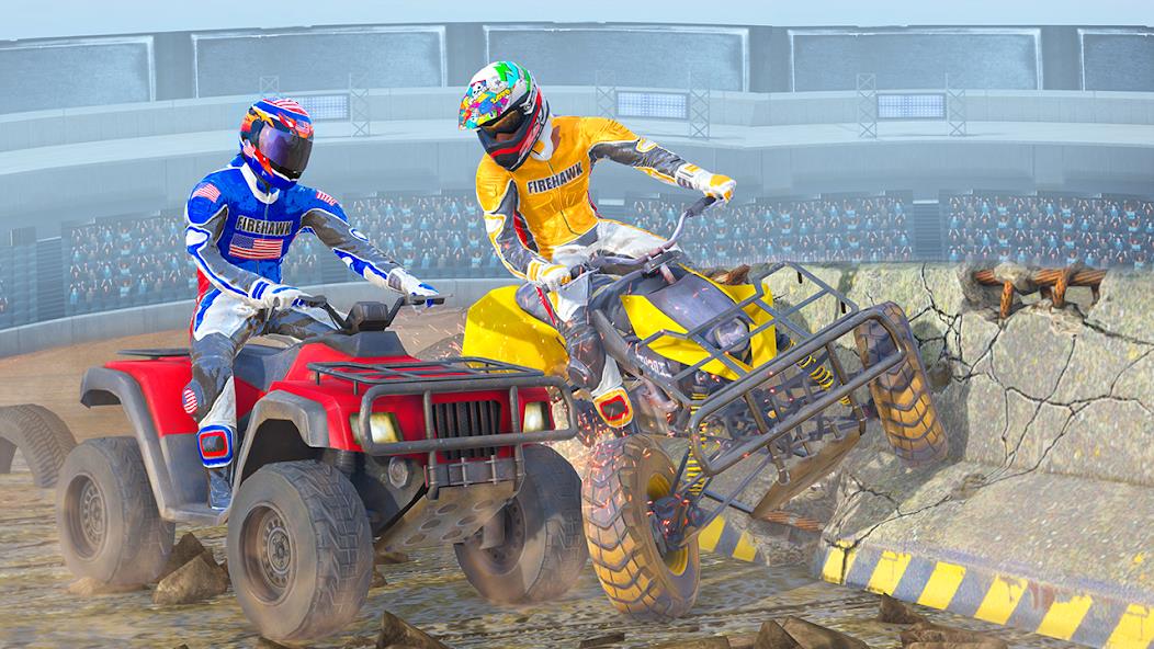 ATV Quad Bike Derby Games 3D Mod स्क्रीनशॉट 0