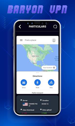 Baryonvpn স্ক্রিনশট 1
