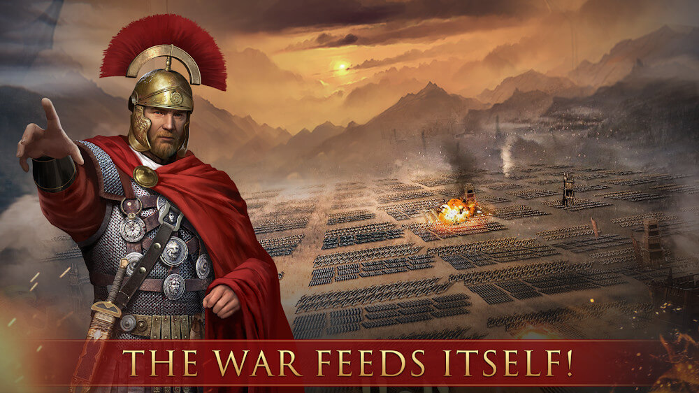 Grand War: Rome Strategy Games Mod Schermafbeelding 1