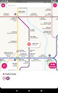 Delhi Metro Map & Routing Captura de tela 0