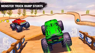 Monster Car Stunts Game 2023 स्क्रीनशॉट 2