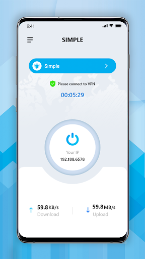 Schermata Simple VPN Master 0