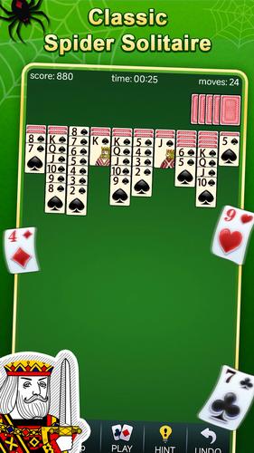 Spider Solitaire Schermafbeelding 0