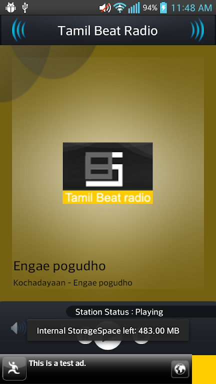 Tamil Beat Radio Capture d'écran 0