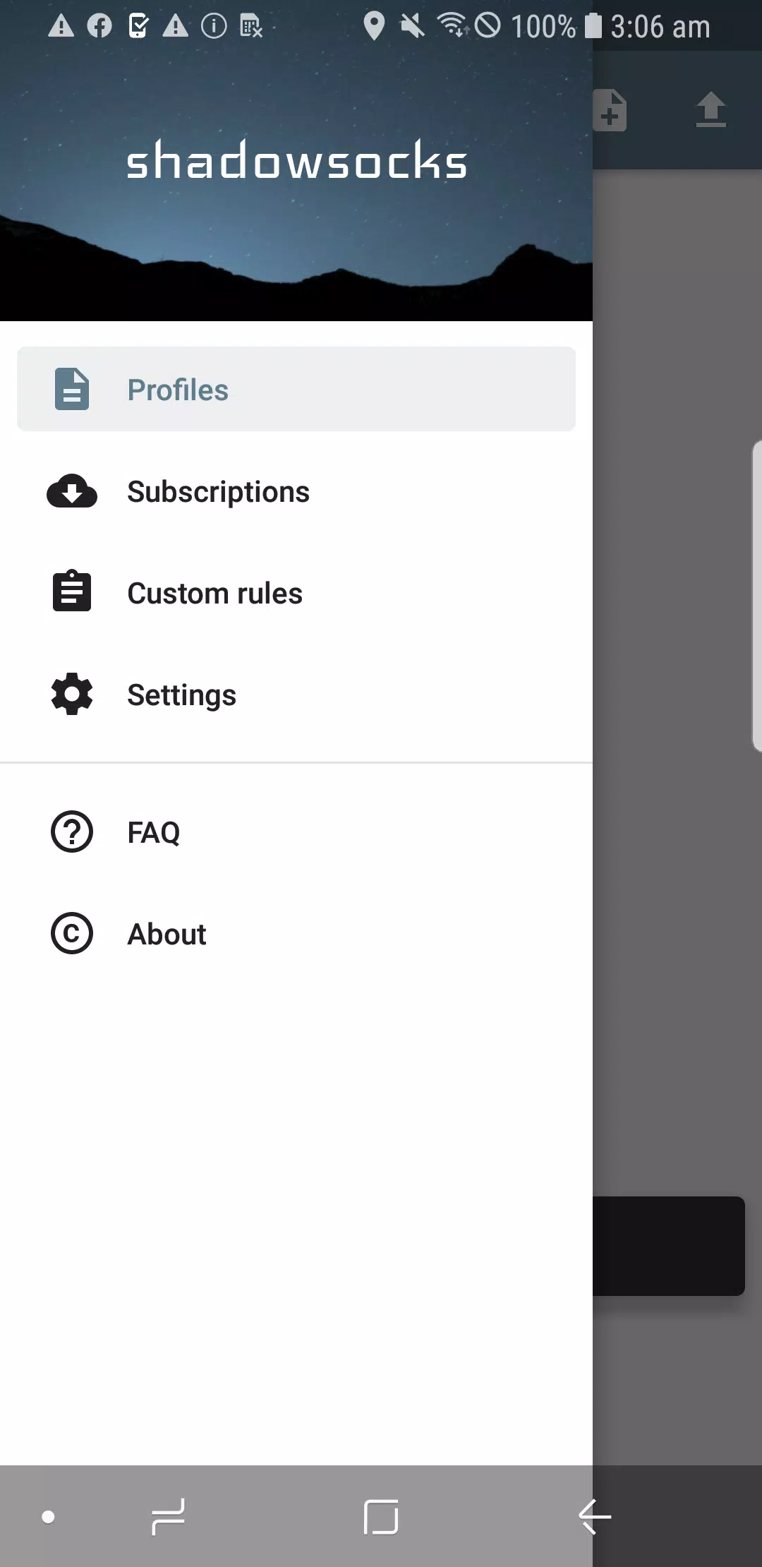 Shadowsocks ภาพหน้าจอ 1