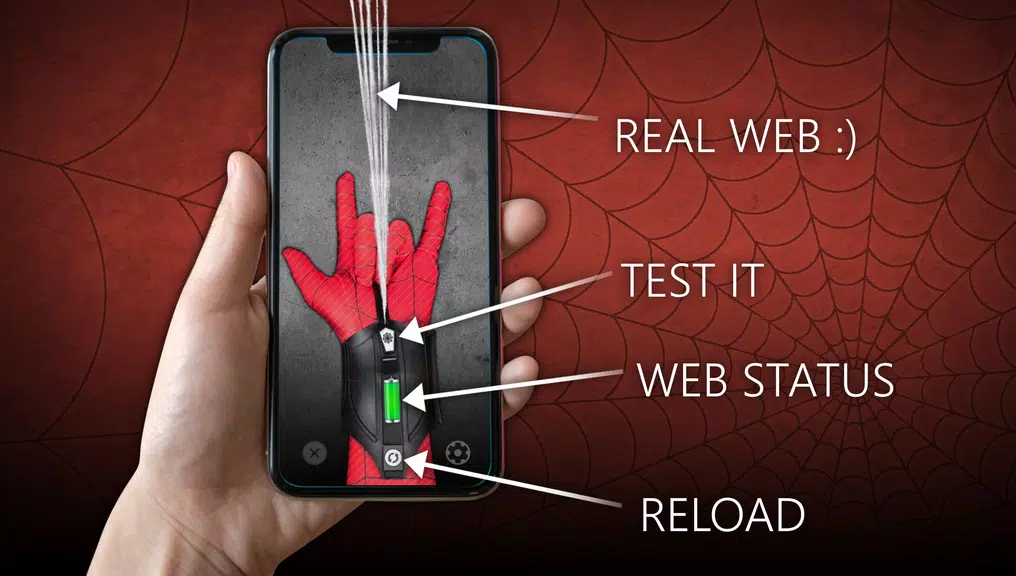 Spider Web Shooter Simulator Screenshot 0