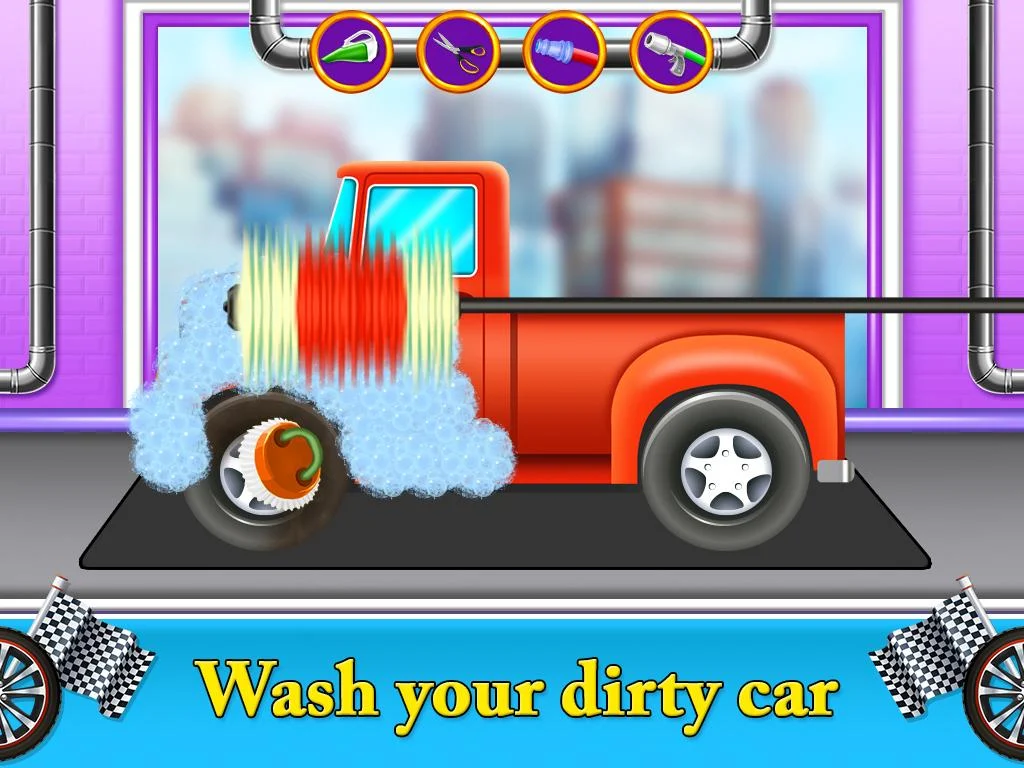 Auto car wash garage game स्क्रीनशॉट 2