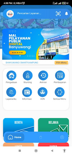 Schermata Banyuwangi Smartkampung 0