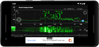 Sound Analyzer Basic Captura de pantalla 3