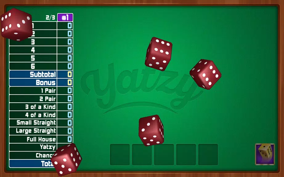 Yatzy Dice Game ဖန်သားပြင်ဓာတ်ပုံ 0