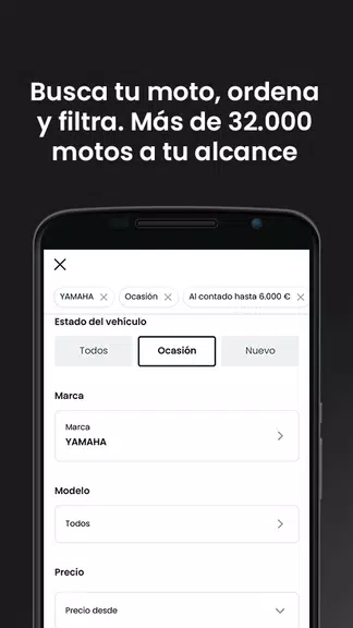 Motos.net - Motos de Ocasión Zrzut ekranu 2