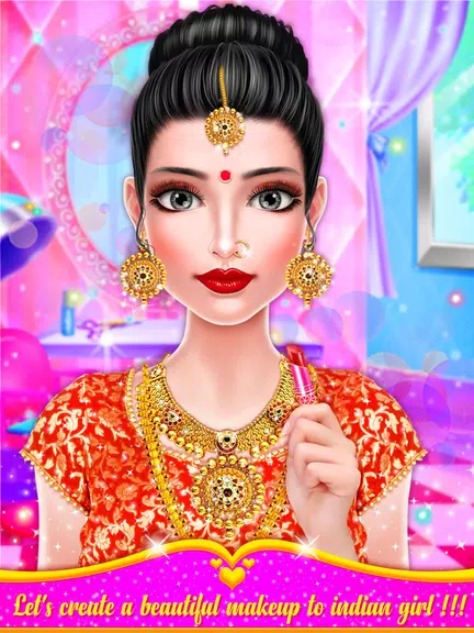 Indian Girl Salon - Indian Gir 螢幕截圖 1
