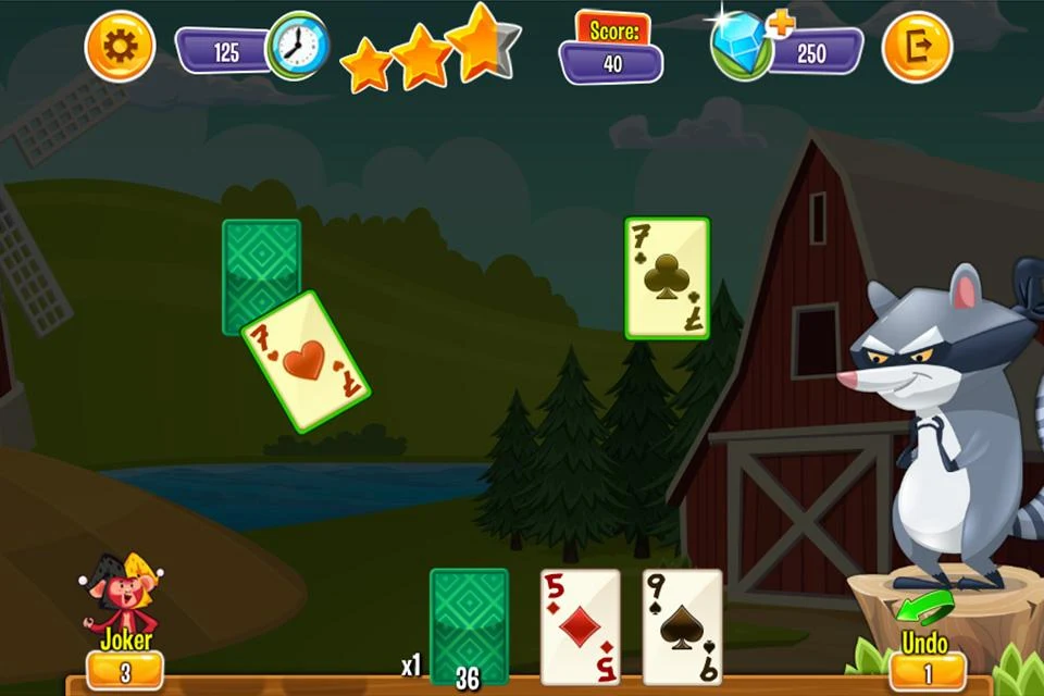 Playful Animal Solitaire Screenshot 0