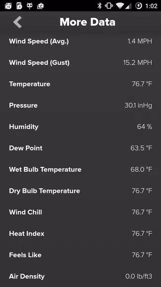 Wind & Weather Meter スクリーンショット 2