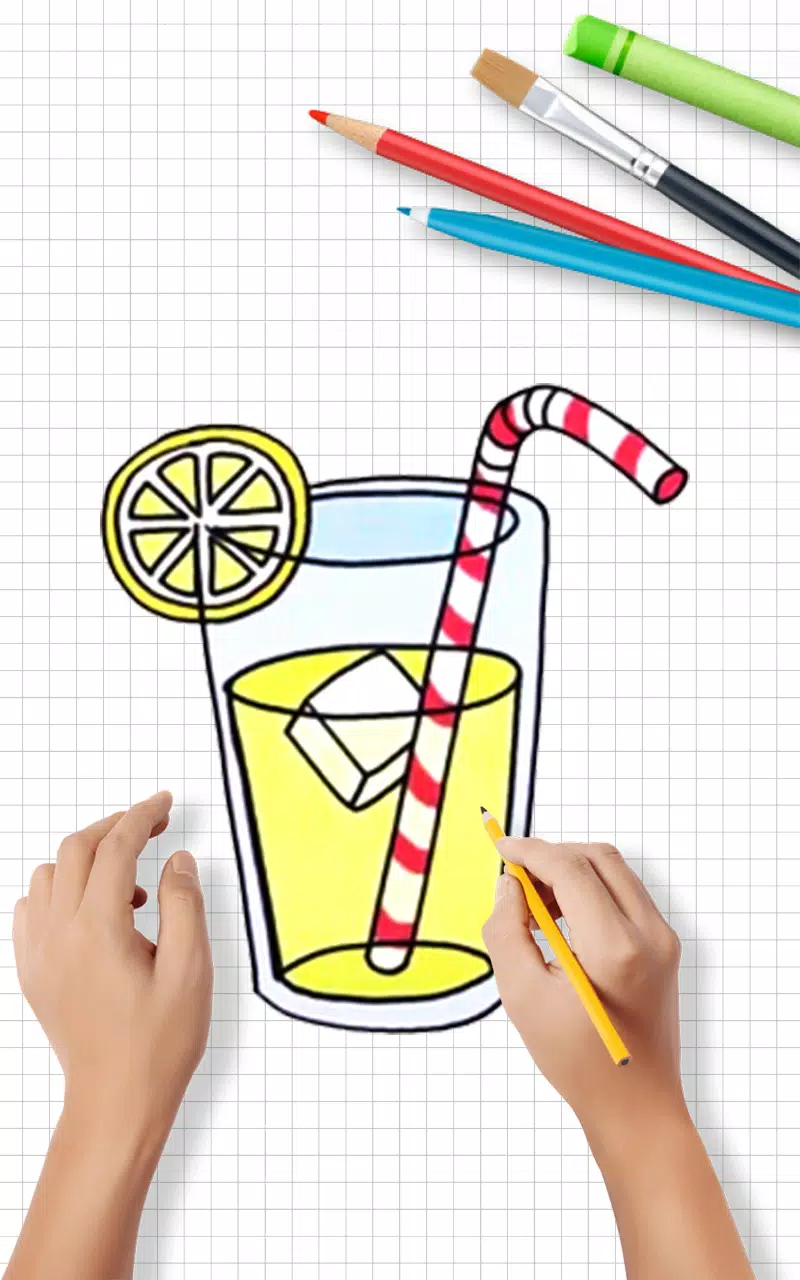 Draw Cute Drinks Screenshot 1