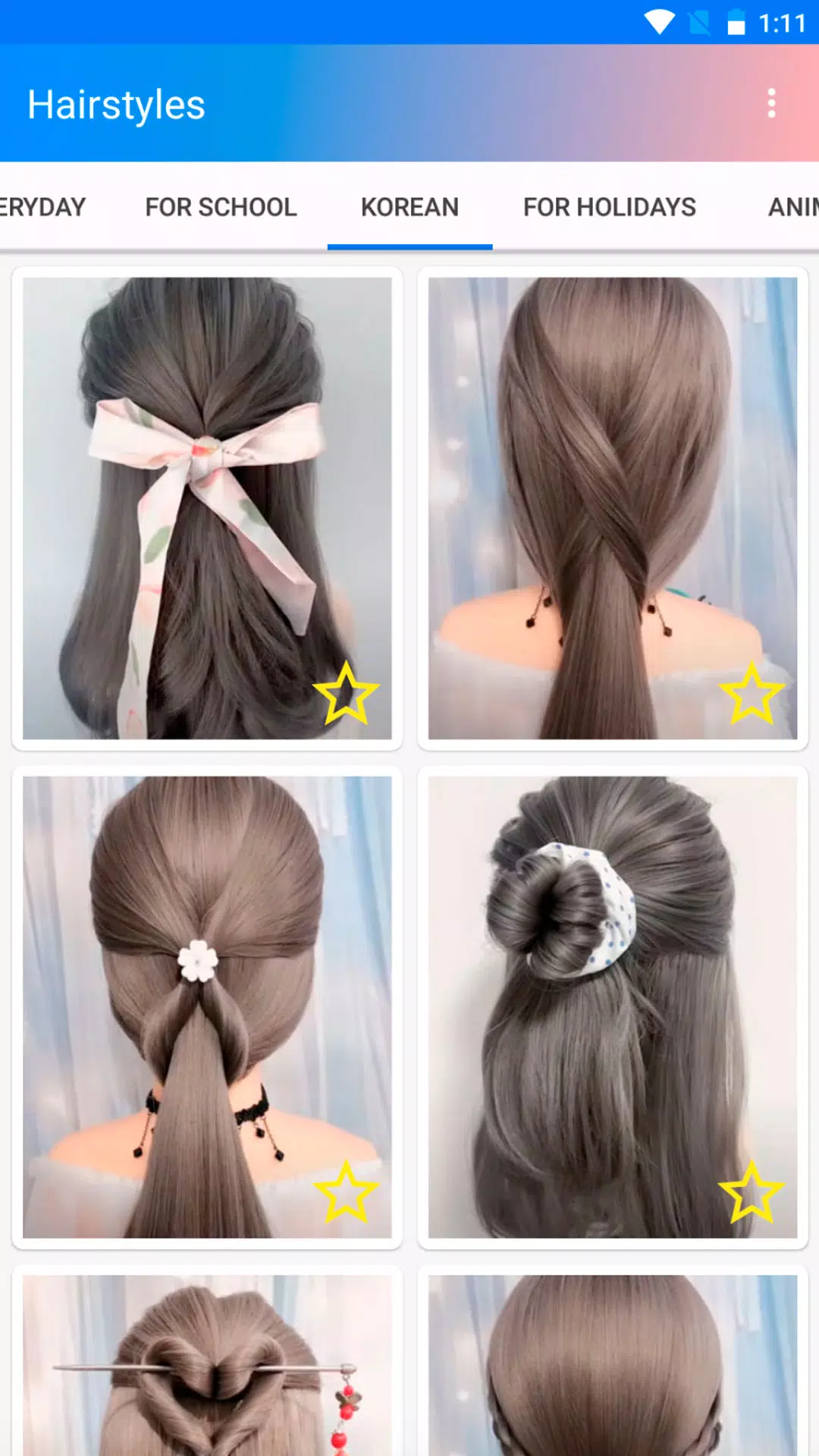 Easy hairstyles step by step Tangkapan skrin 1