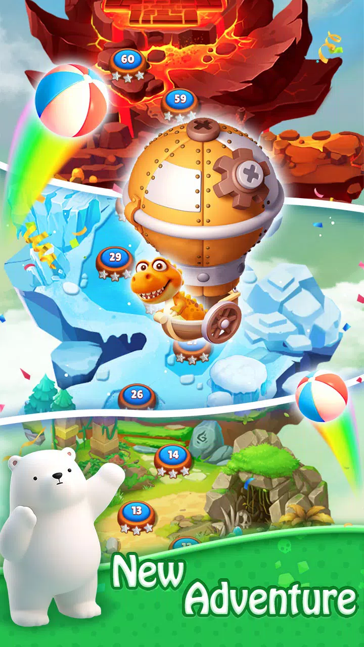 Bubble Shooter - Dino Match ဖန်သားပြင်ဓာတ်ပုံ 3